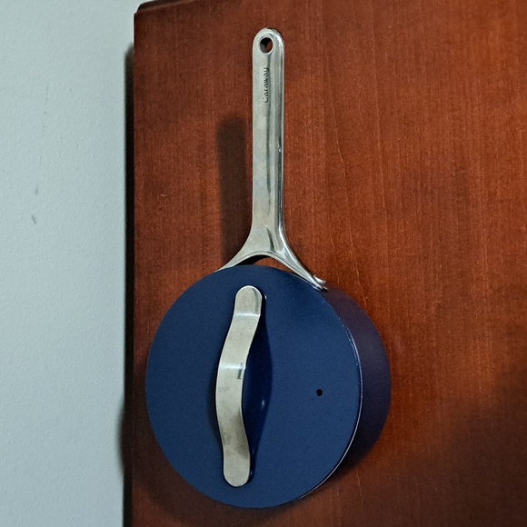 Caraway Kitchen Caraway Sauce Pan With Lid 675 Navy Blue Poshmark